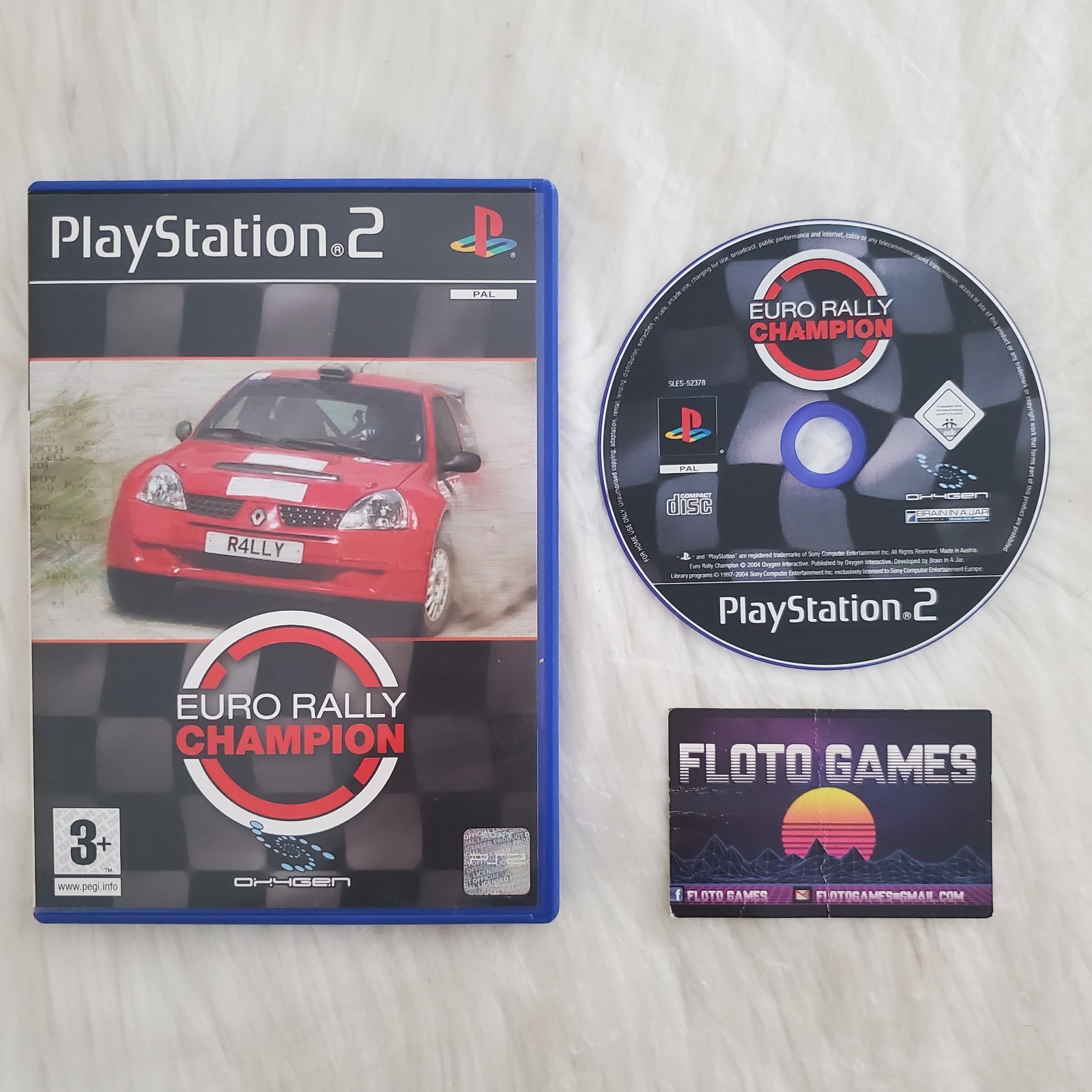 Jeu Euro Rally Champion pour PS2 PAL FR en Boite - Floto Games