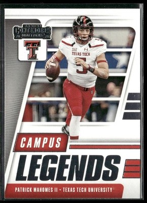 2021 Panini Contenders Draft Picks Campus Legends Patrick Mahomes #2 A4