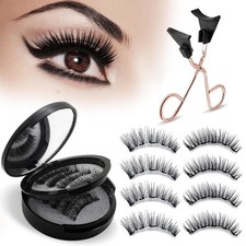 Magnetic Eyelashes Kit with Applicator 3D Nat...