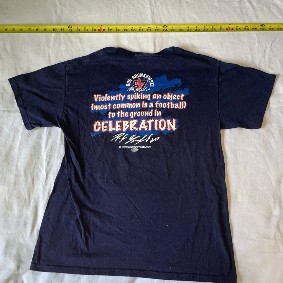 Camiseta Rob Gronkowski Gronking Talla Mediana #87 New England Patriots Foto 4 de 4