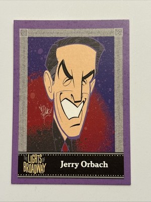JERRY ORBACH Spring 2016 Edition LIGHTS OF BROADWAY Show Cards TRADING CARD!