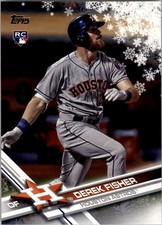 2017 Topps Walmart Holiday Snowflake #HMW178 Derek Fisher RC - BB