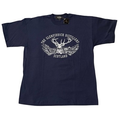 Vintage 90s Glenfiddich Distillery T Shirt XL NOS NWT Single Stitch Scotland