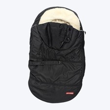 Skip Hop Fleece Universal Winter Car Seat Cover, Stroll Go, Black