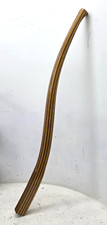 NUEVO Velero Curvo UV Barnizado Madera Madera Timón Brazo de Dirección Mango 43" Largo