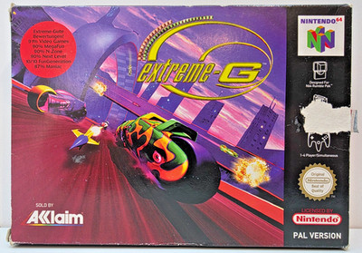 Extreme-G - Nintendo 64 - PAL Version - mit Anleitung - Englisch - mit OVP