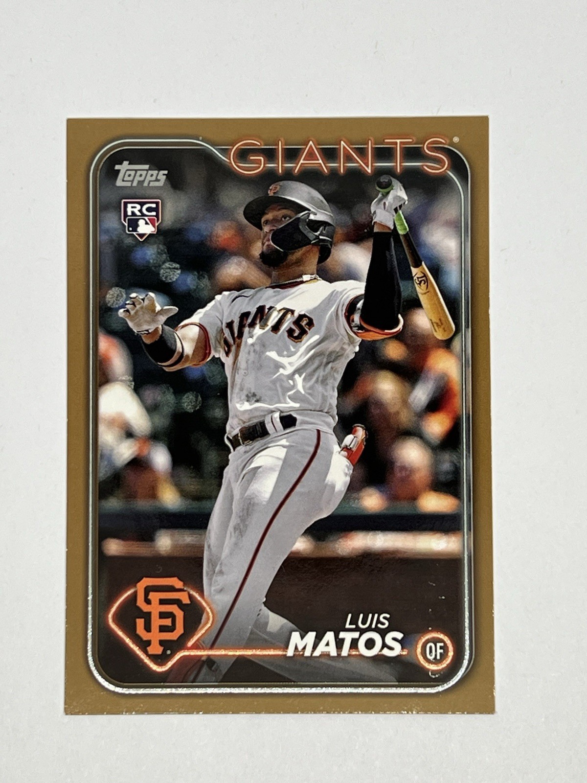 2024 Topps Series 1 Luis Matos #28 Gold / 2024 (RC)