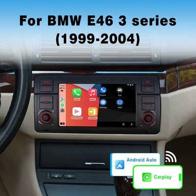 Autoradio CarPlay DAB Android Auto BMW E46 3er Serie 1999-2004 Radio BT AirPlay