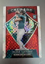 2021 Panini Rookies & Stars - Crusade Trevor Lawrence #CR-20 Red Plaid Prizm (RC