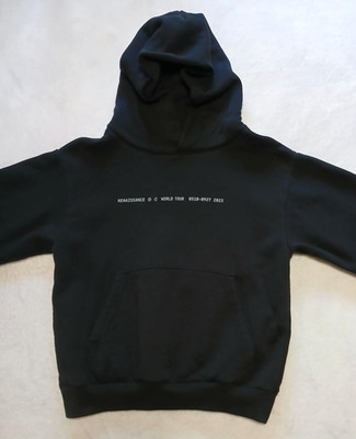 Beyonce Renaissance World Tour Hoodie Size S RWT2023 Black Pullover Sweatshirt