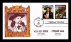 DR JIM STAMPS US COVER WILD BILL HICKOK LEGENDS OF THE WEST FDC COMBO
