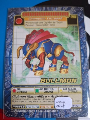Digimon Serie 4 Bo-171 Bullmon Near Mint ! | eBay
