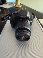 Canon EOS 1300D 18.0MP Digital SLR Camera - Black (w/ EF-S IS III 18-55mm Lens)