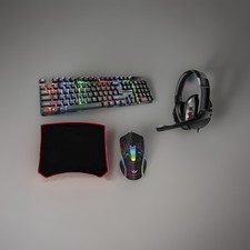 E-Sports 4 In 1 Pro RGB Gaming Bundle K1088 For PC  Laptop-Black