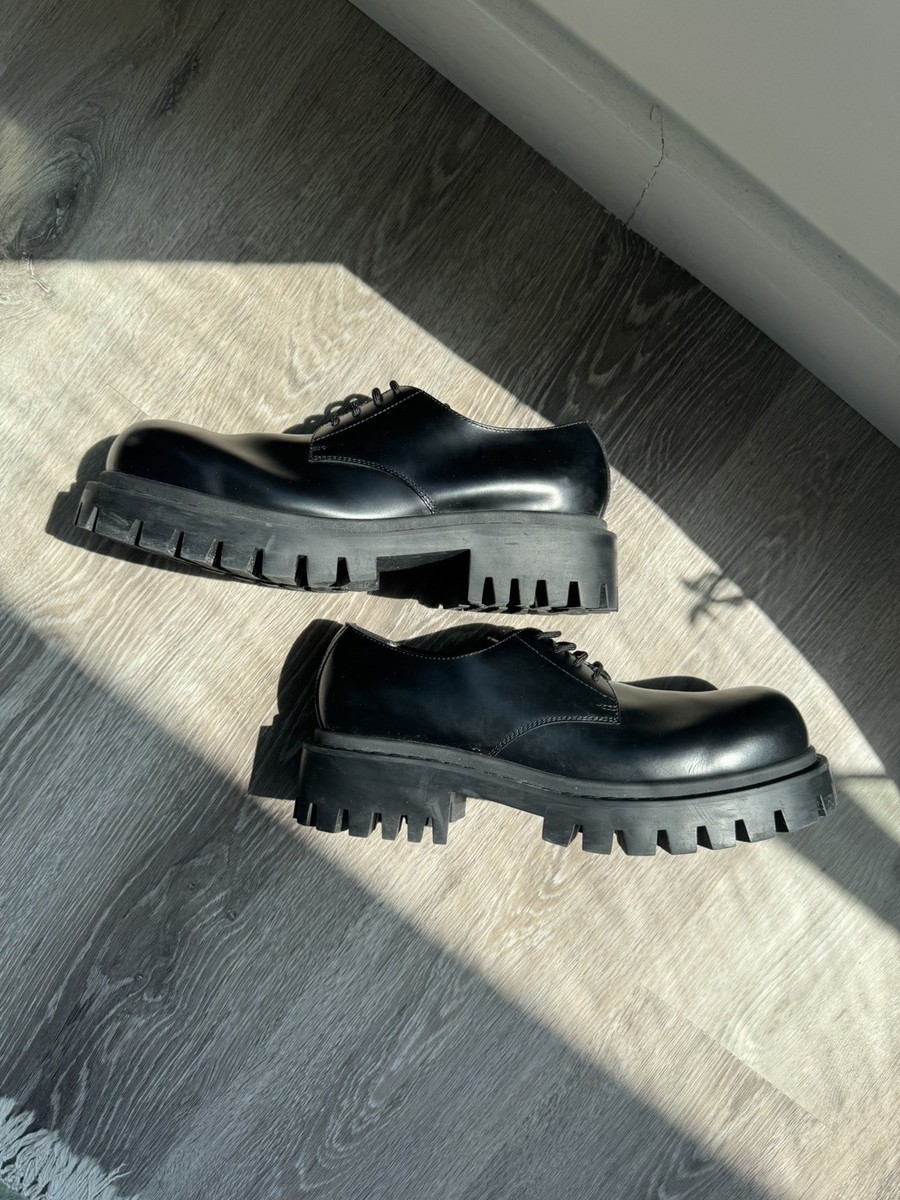 Balenciaga Men's Sergent 20mm Derby Shoes (Only Worn Once) | eBay