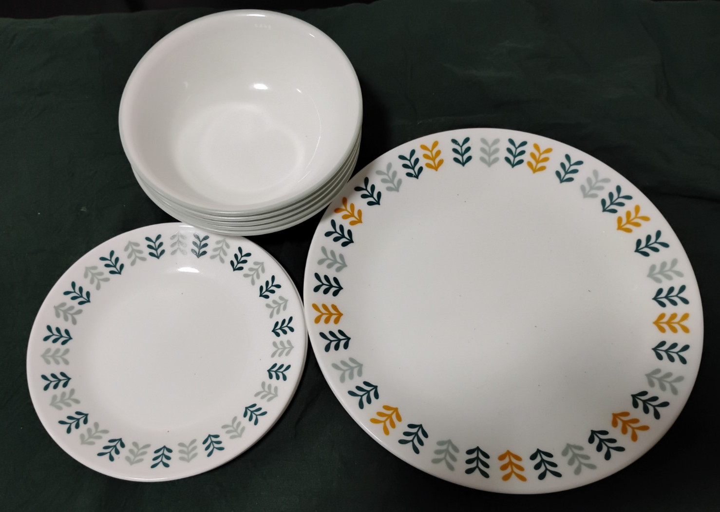 Blue-yellow Gray Design Colors Service For 6
