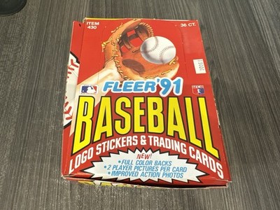 1991 Fleer Baseball 36 Ct Box