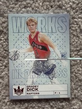 2023-24 Panini Court Kings - Works in Progress Gradey Dick #22 Ruby /149 (RC)