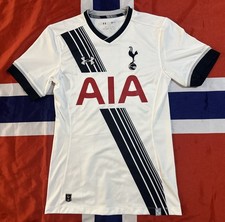 Under Armour Tottenham Hotspur 2015-16 Men  s S White Home Fitted Soccer Jersey
