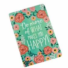 Journal Floret Notebook Lined Green Floral Designer Flower 80 Lined Pages New