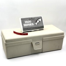 Case Only - Vintage DYMO 1570 Label Maker Carrying Case Space For Wheels  Tape
