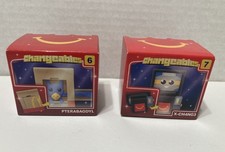 LOT OF 2 McDonald's Happy Meal Toys Changeables 2026: 6 PTERABAGDYL , 7 X-CH4NG3