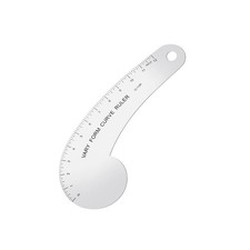 Fashion Sewing Ruler, Vary Form Curve, Aluminum, French Curves, 12-112, Design