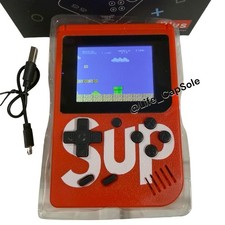 RED 400 in 1 Games Retro Classic Portable Screen 3 Inch Console 1 or 2 Players
