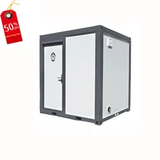 Bastone Private Toilet Portable Toilet with Fan-shaped Door Shower