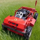 Grass Cutting Mower Four Wheel Drive Remote Control Lawn Mower Robot By Sea