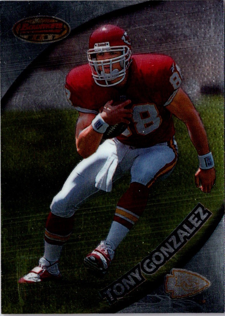 1997 Finest Tony Gonzalez #269 Kansas City Chiefs Football Card
