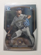 2023 Bowman Chrome 1st Jason Woodward BDC 97 Brewers