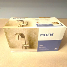 Moen Avri 84156SRN Spot Resist Brushed Nickel Single-Handle High Arc Faucet