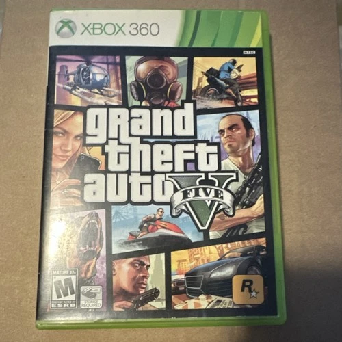 Rockstar Games Grand Theft Auto V Xbox 360 Action & Adventure Manual Included