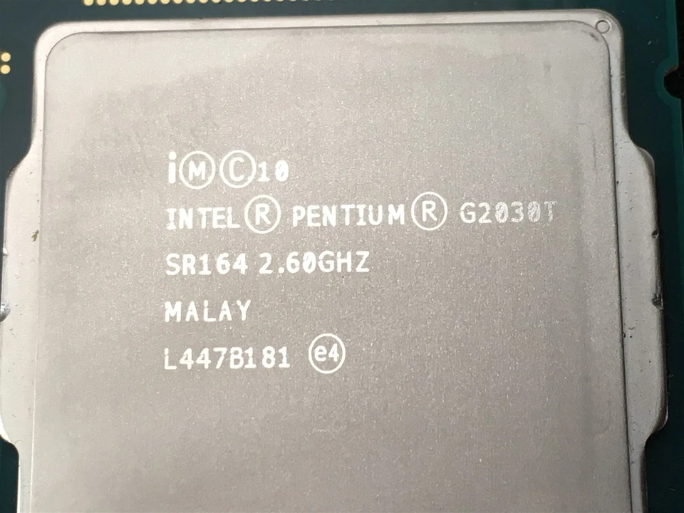 Procesador CPU Intel Pentium G2030T SR164 2,60 GHz Foto 4 de 4