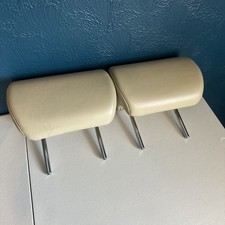 Oem Lkq 04 05 06 07 08 Acura Tl Rear Back Seat Headrests Set Pair Tan Beige