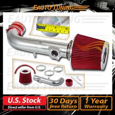 Short Ram Air Intake Kit + RED Filter for 00-02 Corolla 1.8L