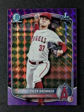 2025 Bowman Chrome Draft TYLER BREMNER 214/250 1st Purple Geometric Ref #BDC-37