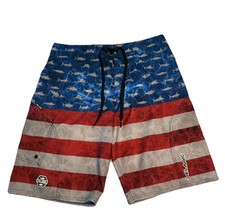 Pelagic Fishing Shorts Board Shorts Men's Size 30 Swim Surf American     