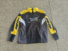 Ski-Doo Racing X-Team Yellow Black Fleece 1/4 Zip Top Designed in Canada sz XL