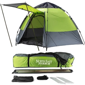Tente extérieure en forme de pop-up W/ Sun Shade Canopy, capacité de 4-5 personnes, avec sac de transport