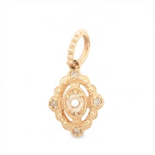 aget diamond Charm K10(YG) 0.6g 0.05