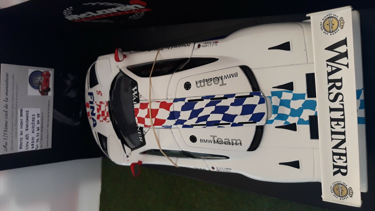 UT Models 1/18 - McLaren BMW F1 GTR #8 Warsteiner Fina - 1995