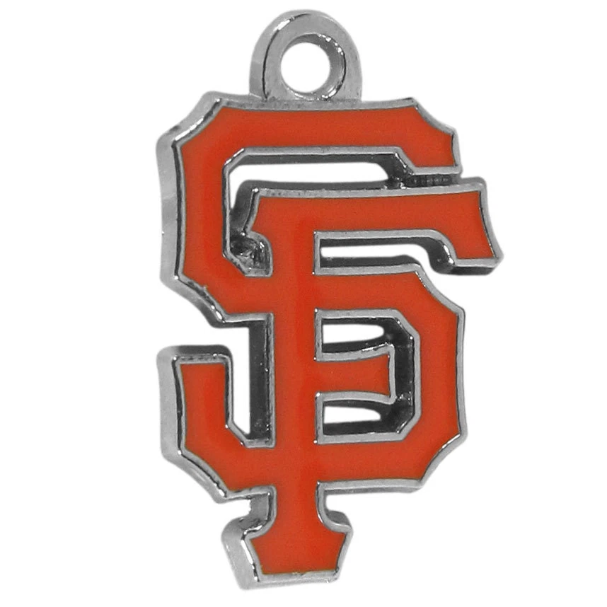 Ювелирные изделия Главной лиги бейсбола лицензированные серьги висячие серьги (фанатские бусины) San Francisco Giants - Изображение 3 из 3