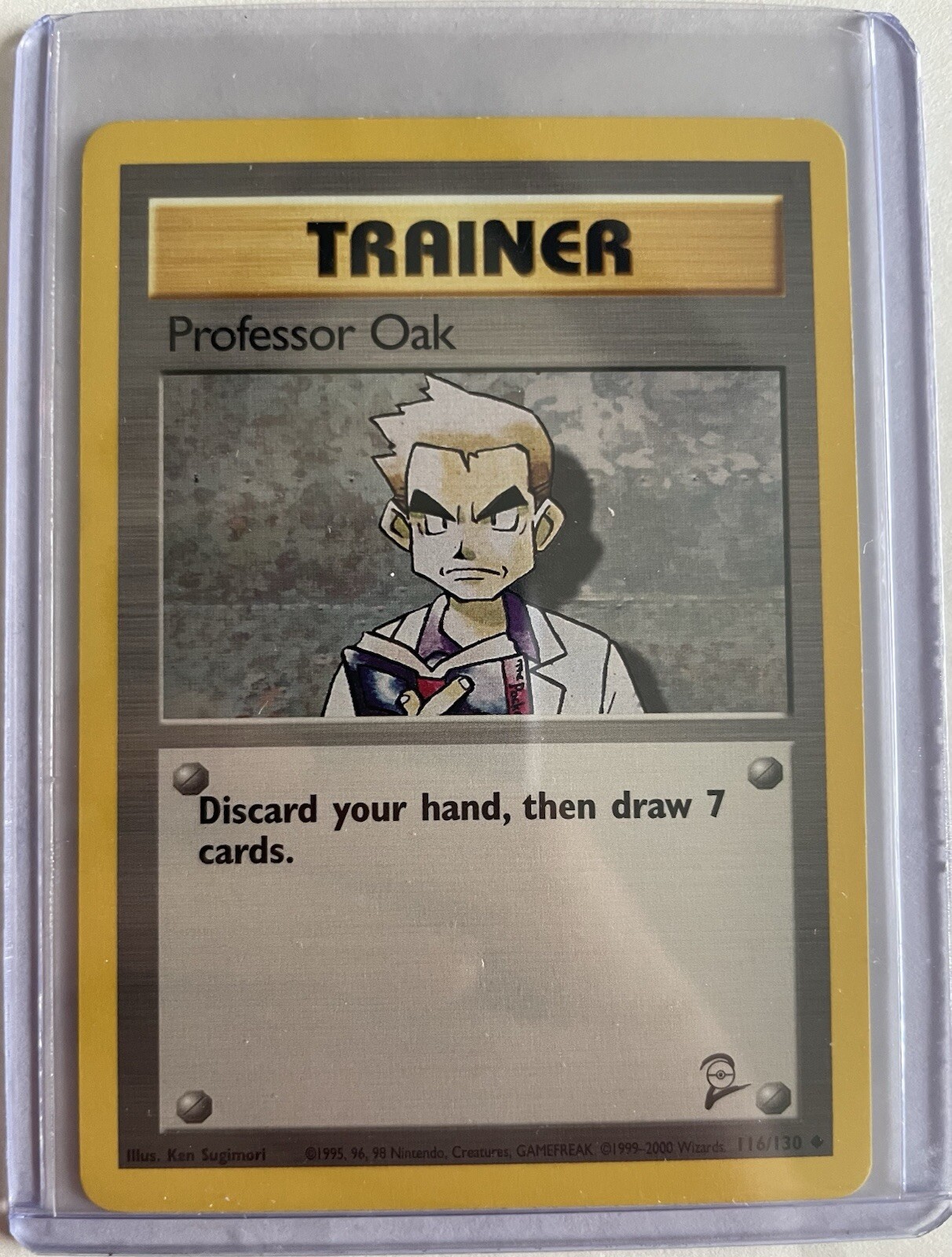 Pokemon TCG Base Set 2 Professor Oak 116/130 NM