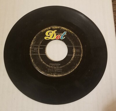 45RPM Vinyl Billy Vaughn Cimarron/You're My Baby Doll