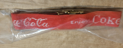 VINTAGE Coca Cola Coke Belt with Brass Buckle NOS From  display picture 2