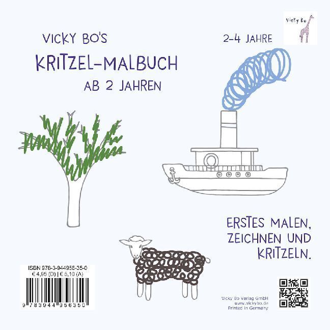 Thumbnail - Kritzel-malbuch Ab 2 Jahre | Vicky Bo | Malbuch | Broschüre | 36 S. |