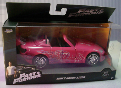 Fast & Furious SUKI'S HONDA S2000 🌸 Pink 🌸2017 Jada toys 1:32