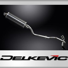 Yamaha Xt225 Serow 1986-2007 Complete Exhaust 14 Oval Carbon Muffler